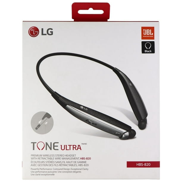 LG Tone Ultra Premium Wireless (HBS-820) Headset - Black