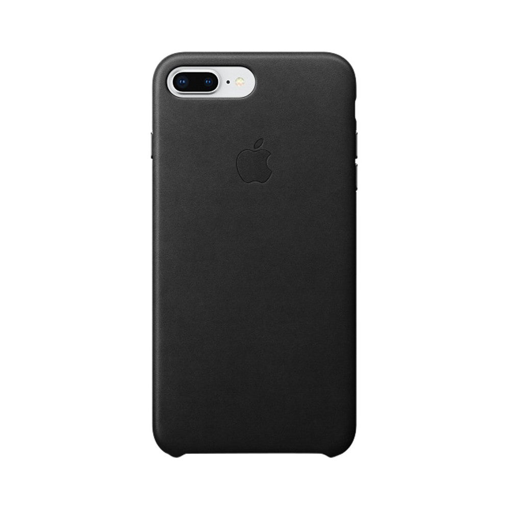 Apple iPhone 8+/ 8plus /7+/7Plus Leather Case - Black