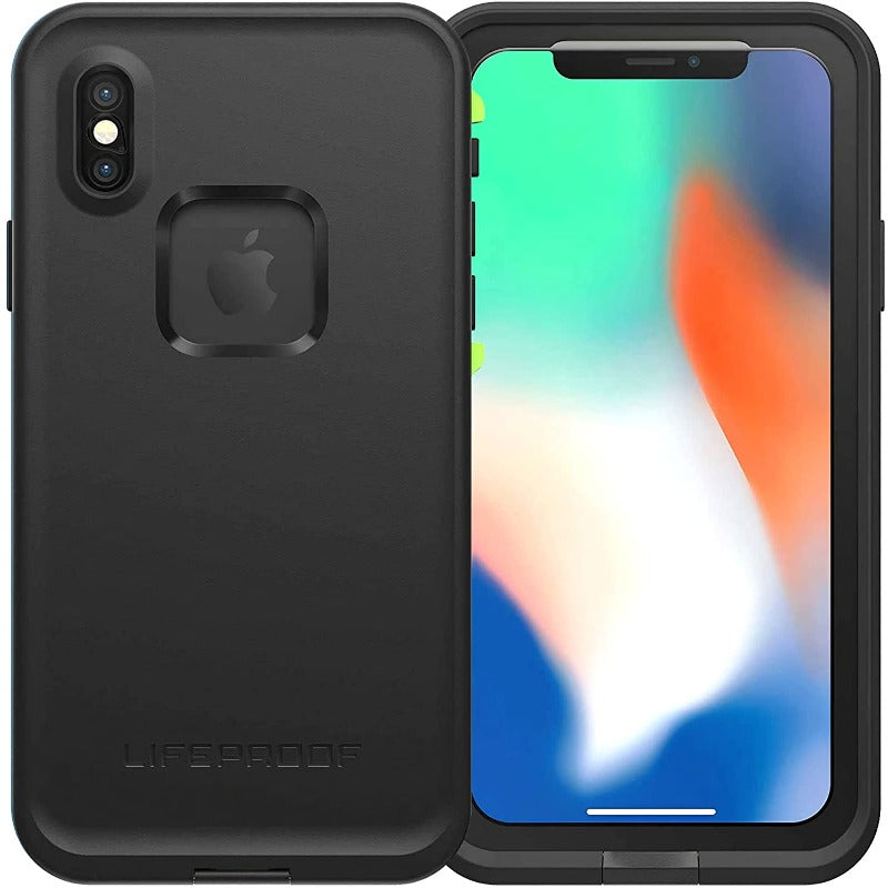 LifeProof FRE SERIES Waterproof Case for iPhone X/XS - Night Lite (Black/Lime)