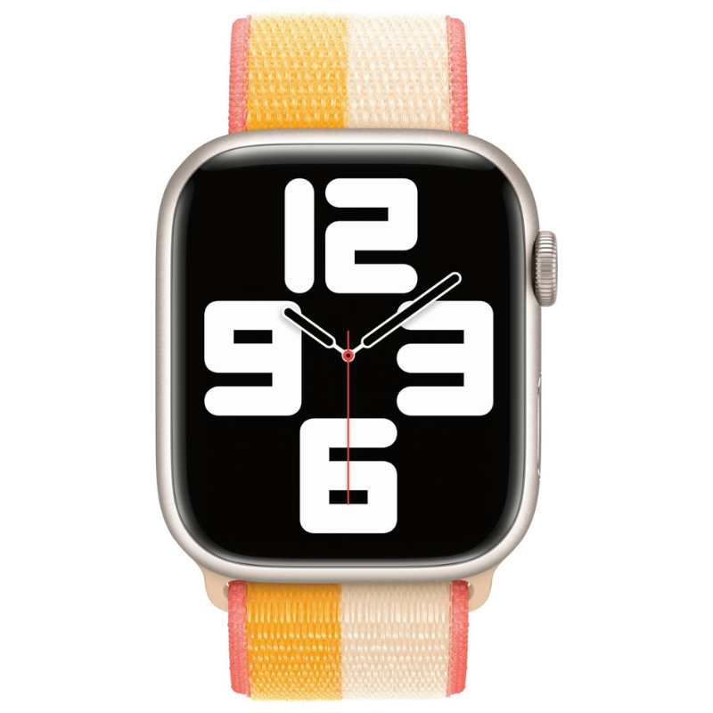 Apple Watch Correa loop deportiva normal de 45 mm - Maíz/Blanco