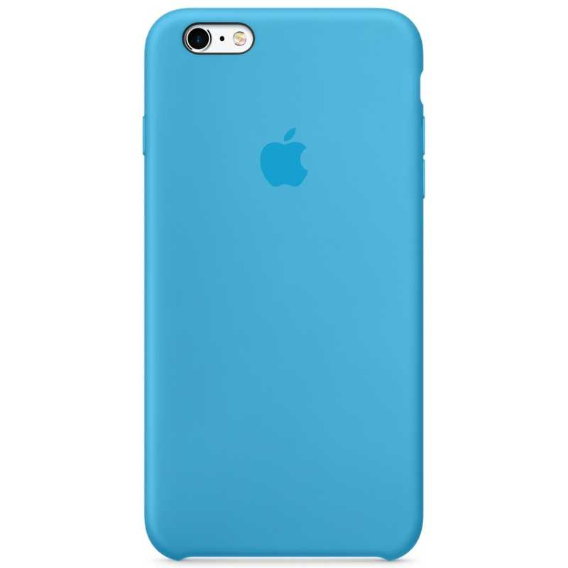 Coque en silicone pour iPhone 6/6sPlus - Bleue