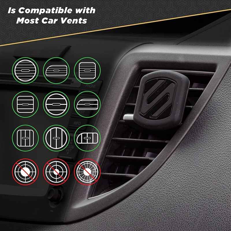 Scosche MagicMount Universal Car Vent Holder for Mobile Devices MAGVM2i - Black