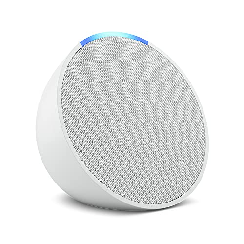 Amazon Echo Pop Full Sound Compact Smart Speaker with Alexa - Glacier White
