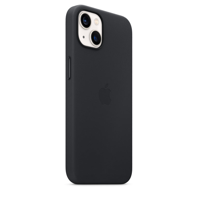 Étui en cuir Apple iPhone 13 avec MagSafe - Minuit