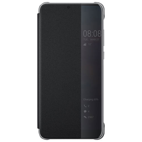 Coque Smart View pour Huawei P20 – Noir