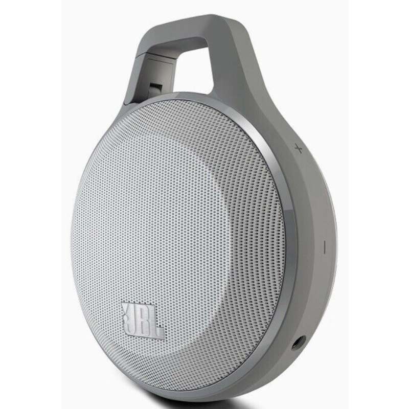 JBL Clip+ Portable Bluetooth Speaker, Grey