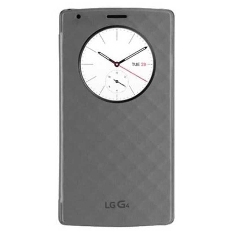 Funda LG G4 OEM Quick Circle plateada