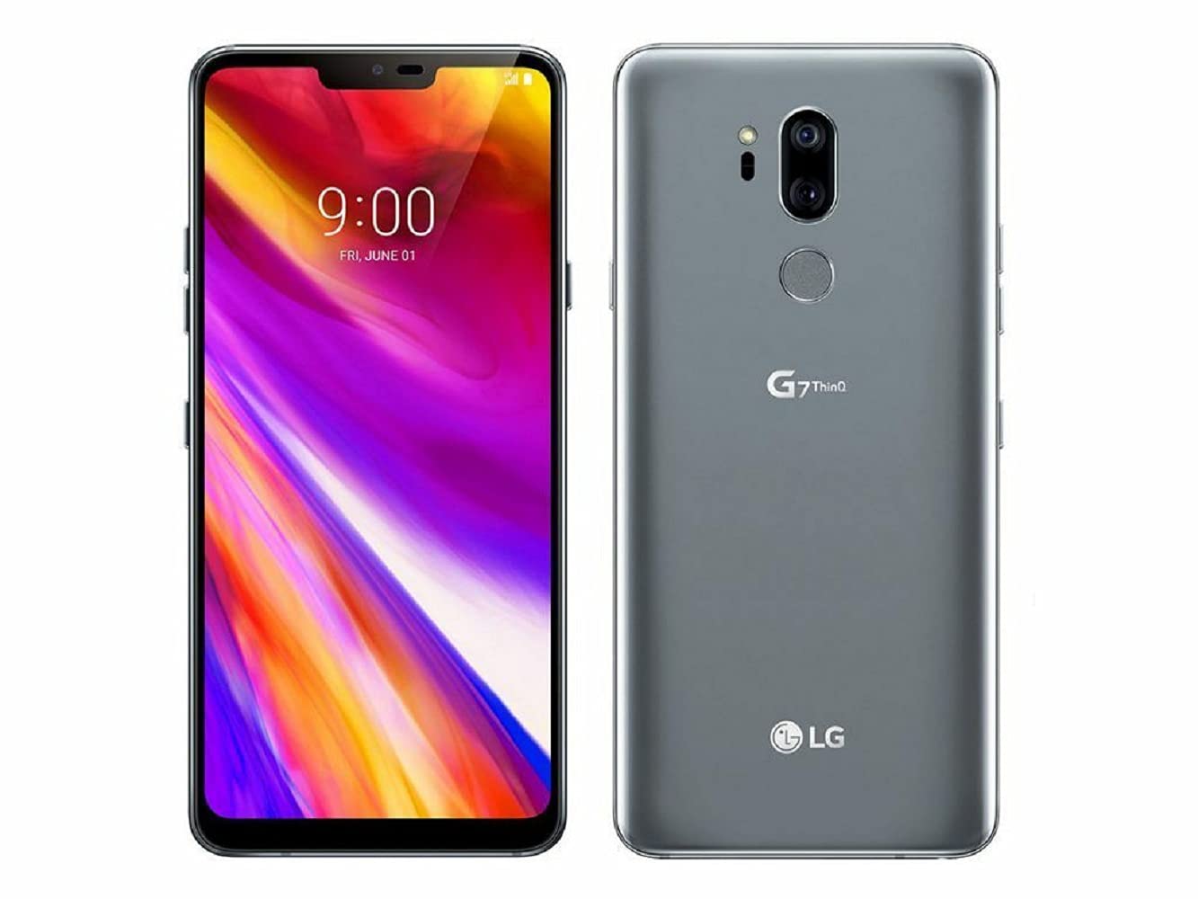 LG G7 ThinQ 64gb Unlocked Smartphone- Silver