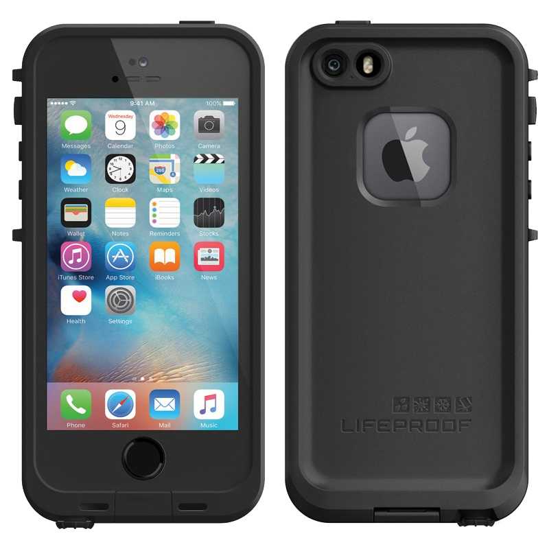 LifeProof FRĒ Case for iPhone 7, 8 & SE - Black/Asphalt