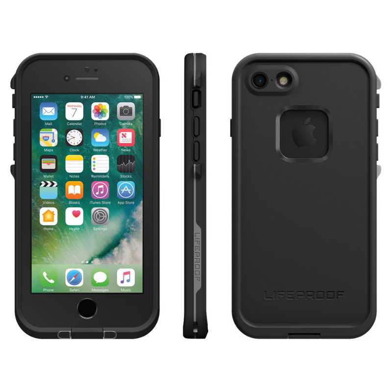 LifeProof FRĒ Case for iPhone 7, 8 & SE - Black/Asphalt