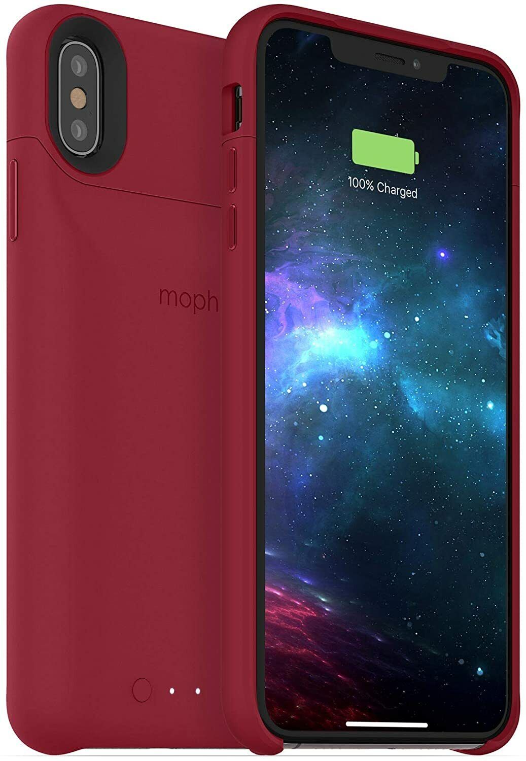 Étui de batterie Mophie Juice Pack Access pour iPhone Xs Max - Rouge foncé