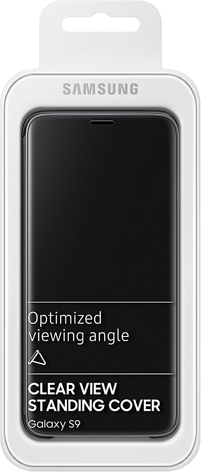 Funda Samsung Clear View Standing Galaxy S9+ - Negra