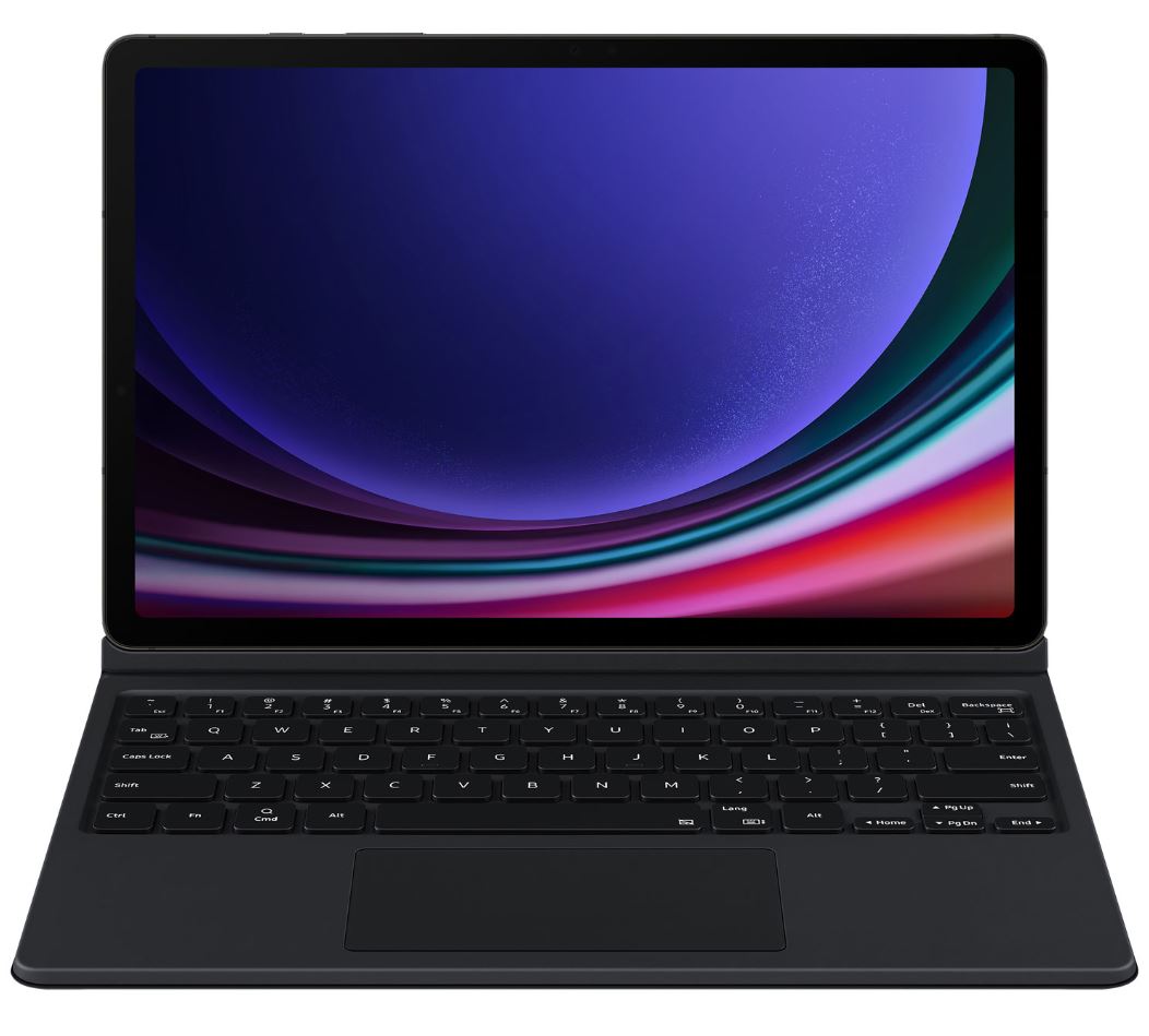 Samsung Galaxy Tab S9/S9FE 5G keyboard Book cover - Black