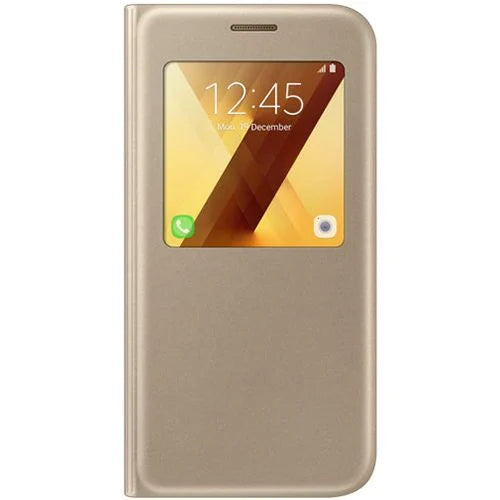 Samsung S-View Standing Cover Case for Samsung Galaxy A5 (2017) - Gold