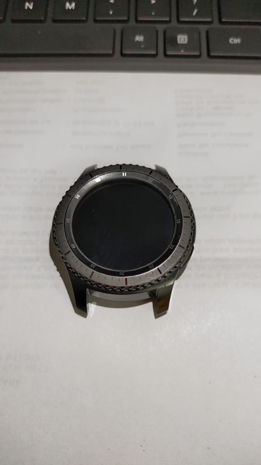 Reloj inteligente Samsung Gear S3 Frontier (SM-R760NDAAXAR) - Negro
