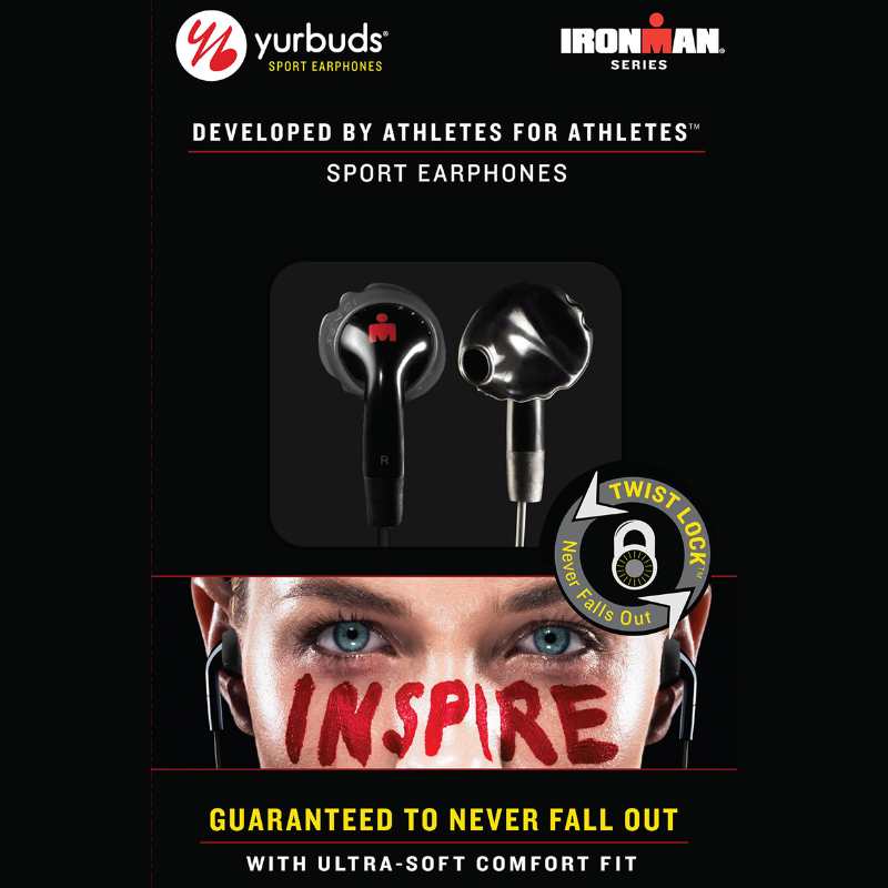 Yurbuds Inspire Talk Sport Earphones - Black