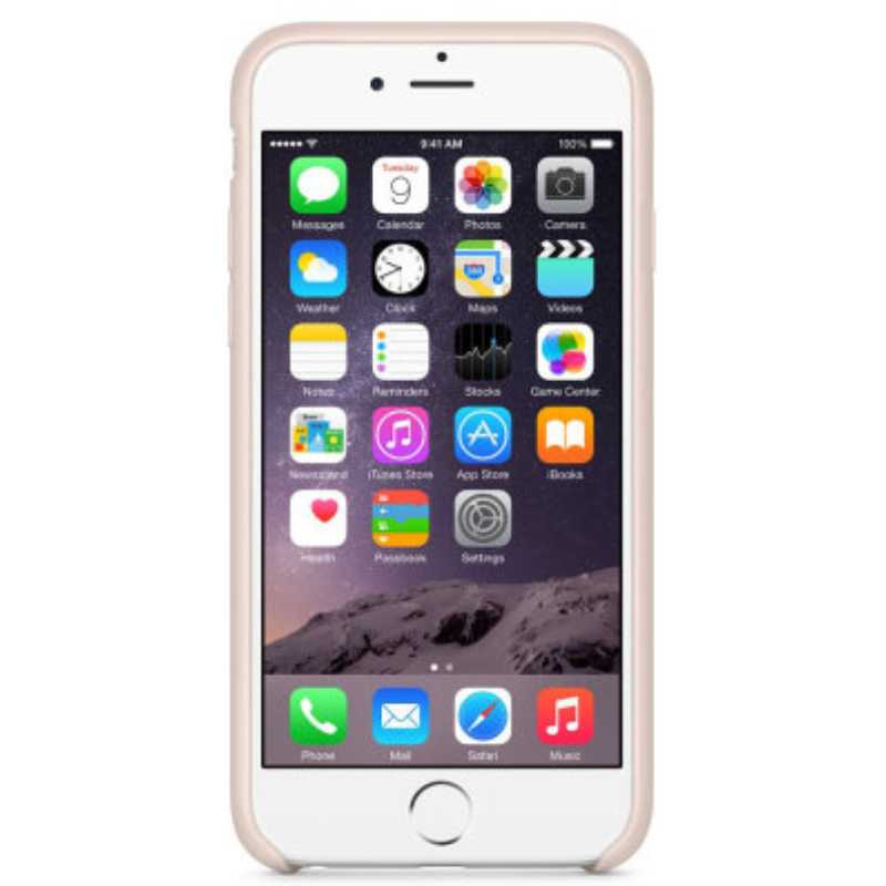 Funda de Cuero Apple iPhone 6/6s - Rosa Suave