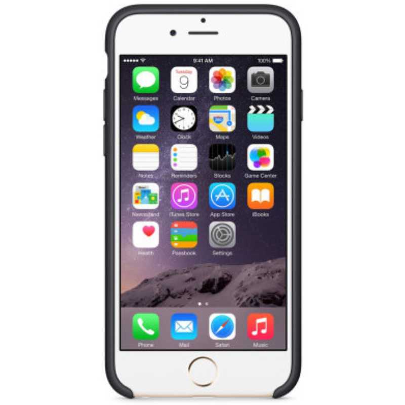 iPhone 6/6s Silicone Case - Black