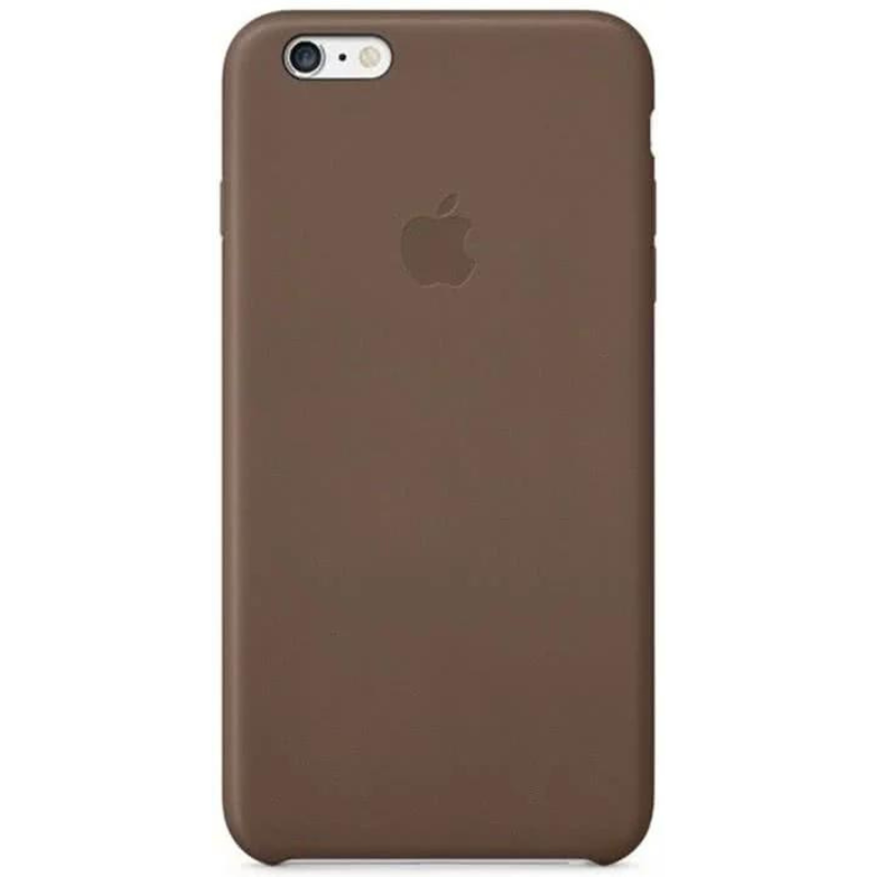 Étui en cuir pour iPhone 6/6s Plus - Marron olive