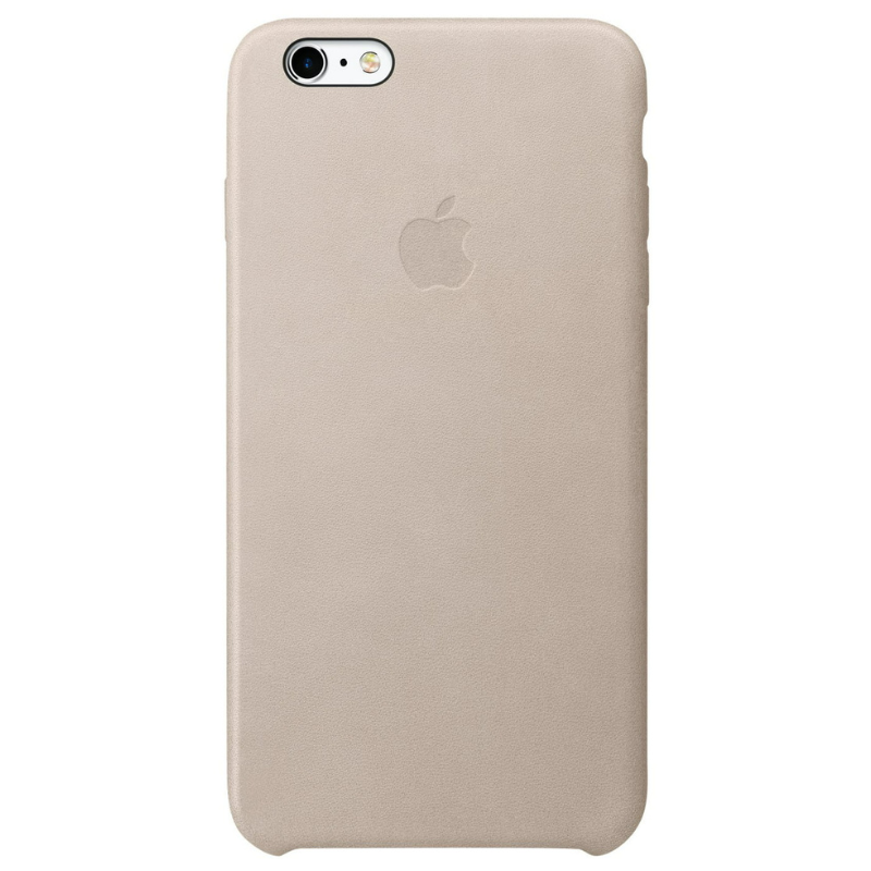 Étui en cuir pour iPhone 6/6s Plus - Rose Gris
