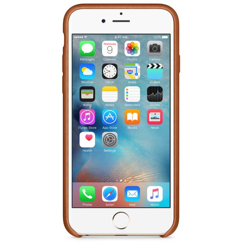 Funda de Cuero Apple iPhone 6/6s Plus - Marrón Silla
