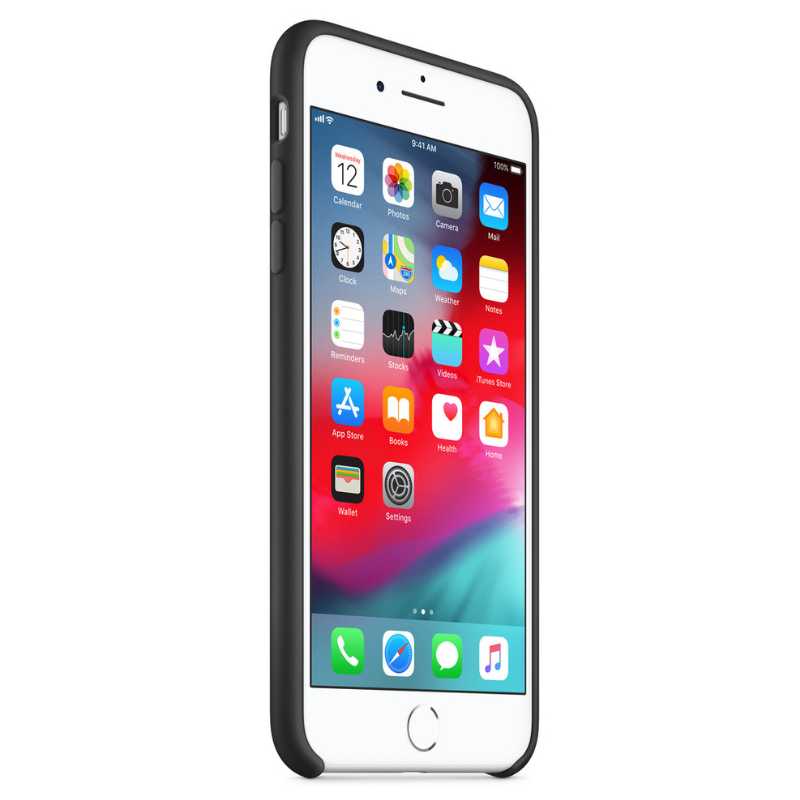 iPhone 7/8 Plus Silicone Case - Black
