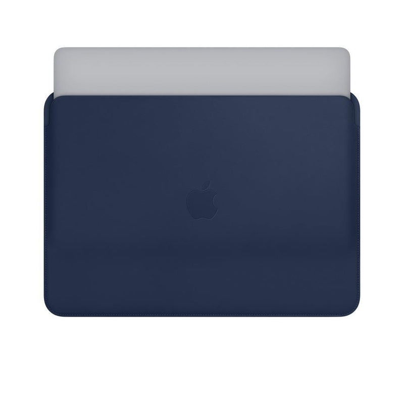 MacBook Air/Pro 13" Leather Sleeve - Midnight Blue