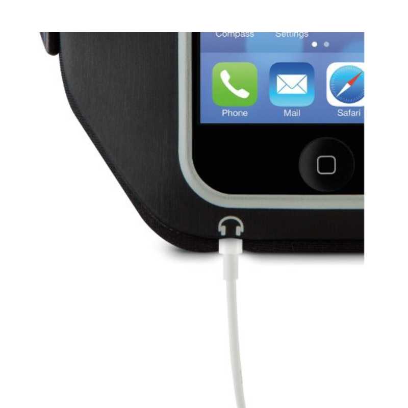 Brazalete Belkin Sport-Fit Plus para Apple iPhone 5/5s/5c - Negro