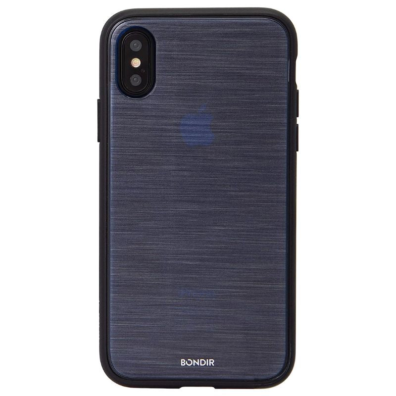 Funda Bondir Clear Coat Series para Apple iPhone X - Azul Marino Niebla