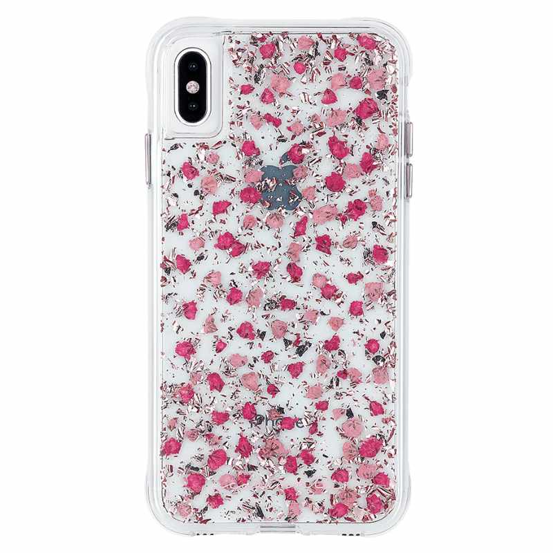Funda Karat Case-Mate para Apple iPhone XS Max - Pétalos de florecitas rosas