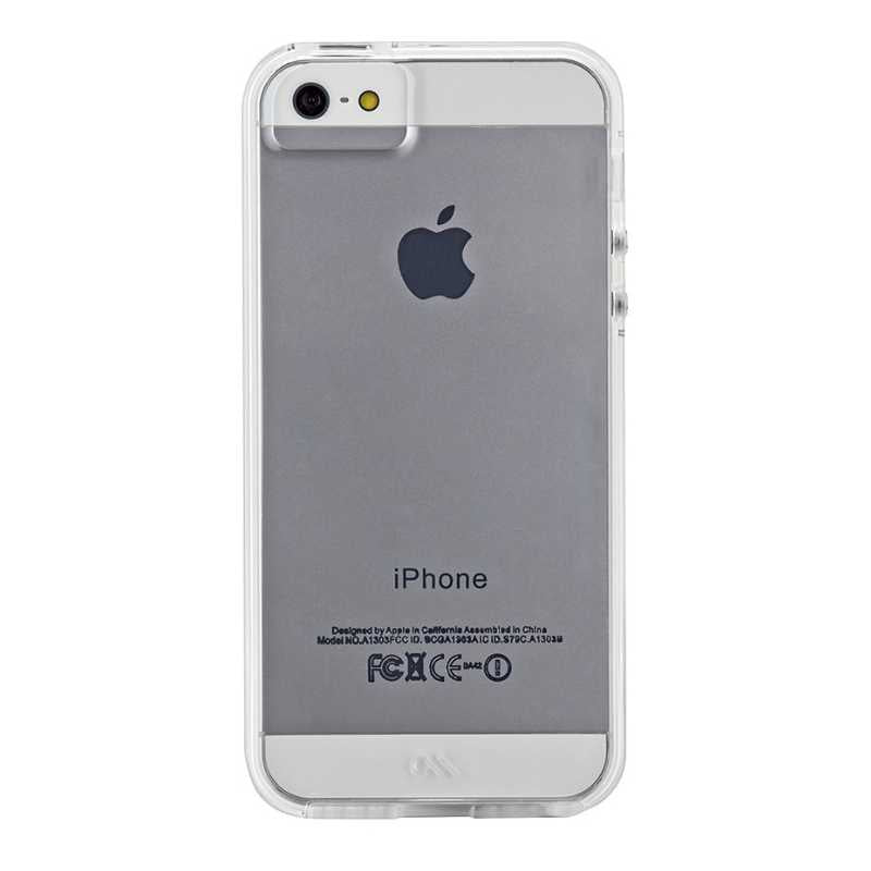 Estuche resistente Case-Mate para Apple iPhone 5/5s/SE - Transparente