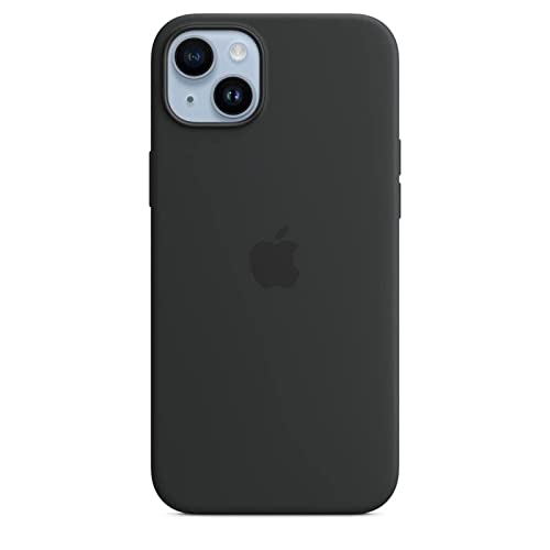 Coque en silicone pour iPhone 14 Plus avec MagSafe - Minuit
