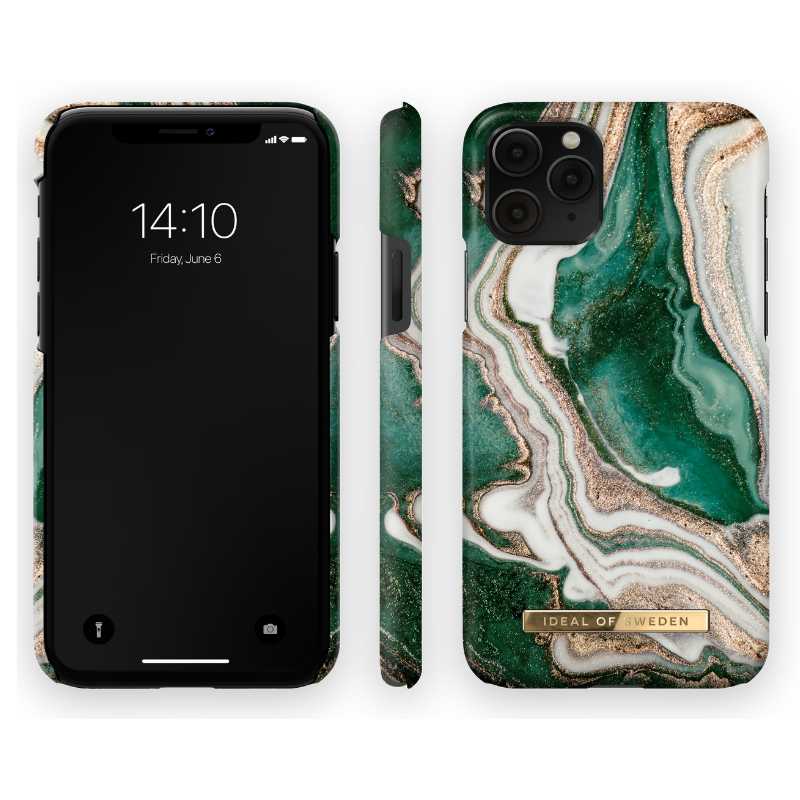 iDeal of Sweden Case for Apple iPhone 11 - Gold Jade Marble