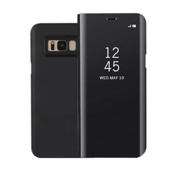 Funda con tapa Clear View para Samsung Galaxy S8 - Negra