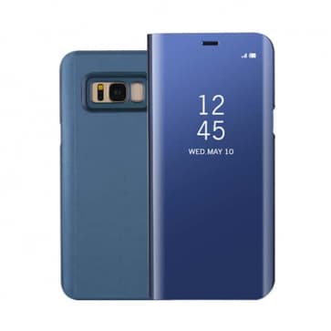 Étui à Rabat Clear View pour Samsung Galaxy S8 - Bleu