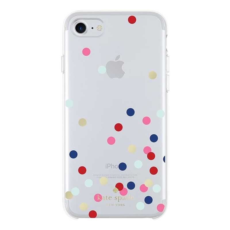Étui rigide Kate Spade New York pour Apple iPhone 6/6s/7/8 - Points confettis multicolores
