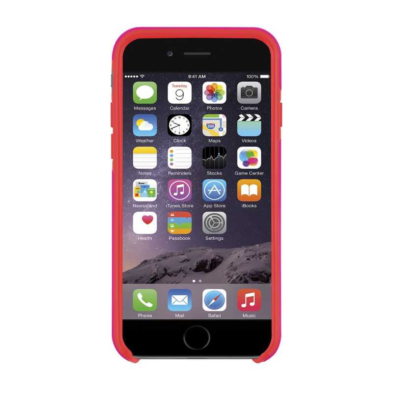 Estuche rígido Kate Spade New York para Apple iPhone 6 - Candy Stripe rojo/rosa