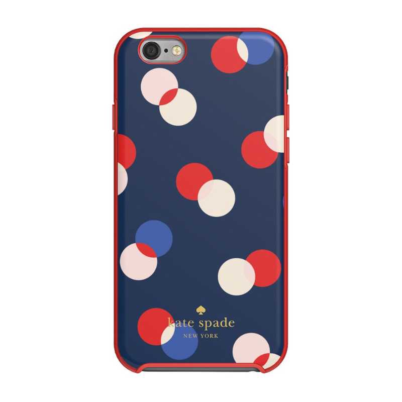Estuche rígido Kate Spade New York para Apple iPhone 6/6s - Trapping Dots Azul marino