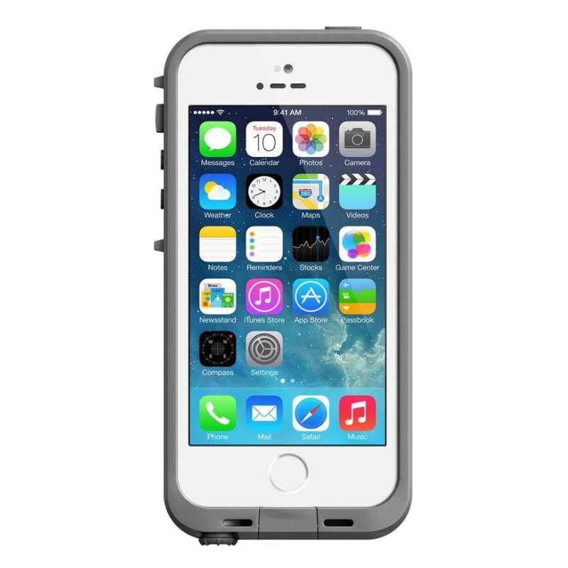 LifeProof FRĒ for Apple iPhone 5/5s - White/Gray