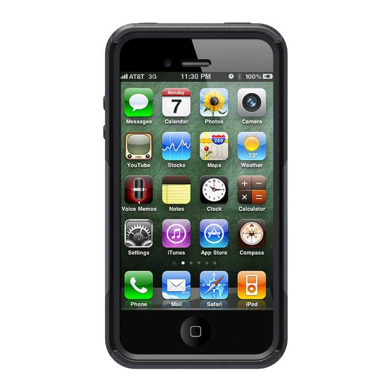 Funda OtterBox Commuter Series para Apple iPhone 4/4s - Negra