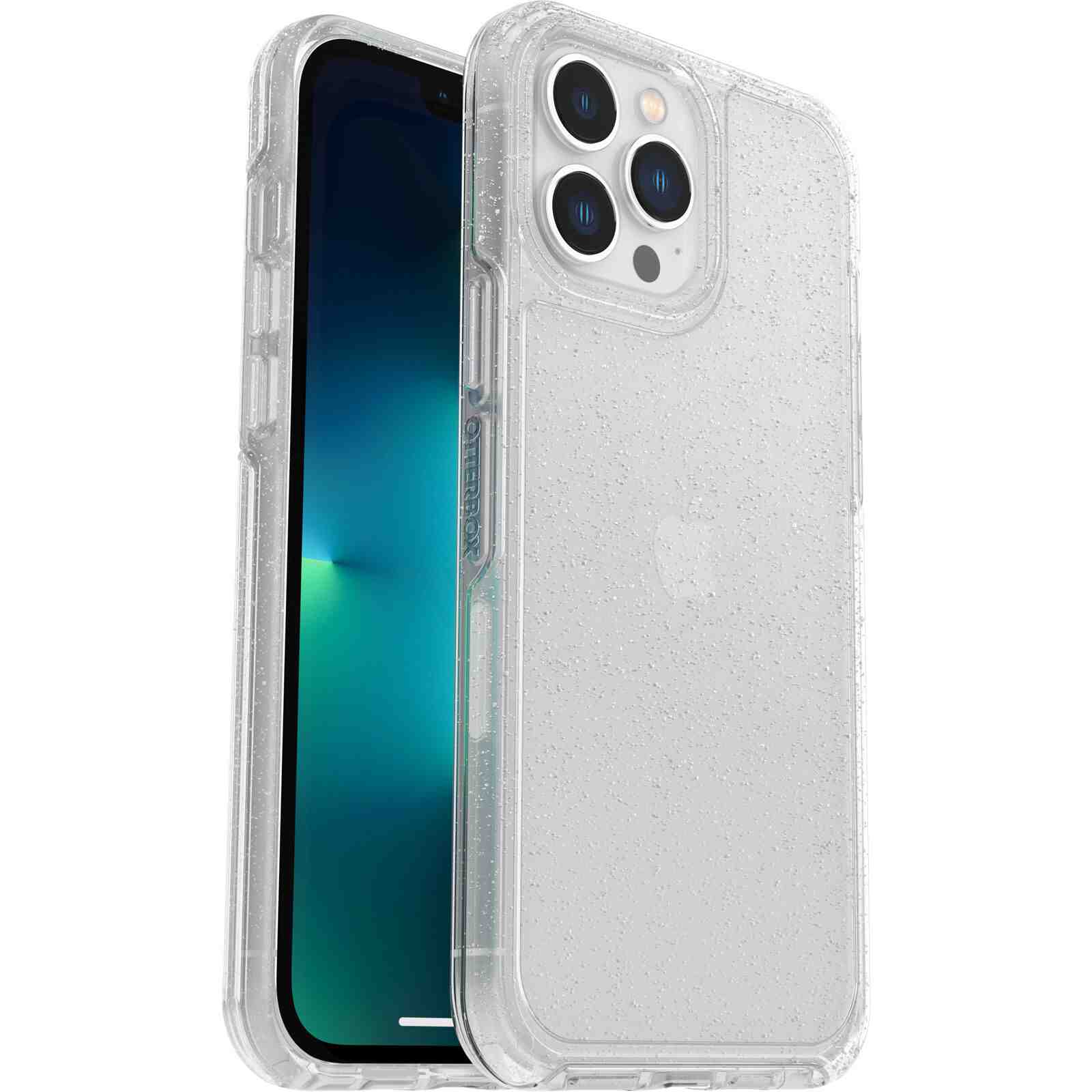 Otterbox Symmetry Case for Apple iPhone 13 Pro - Clear Silver Flake