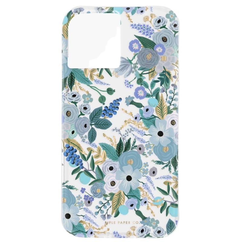 Rifle Paper Co Case for Apple iPhone 12 Pro Max - Garden Party Blue