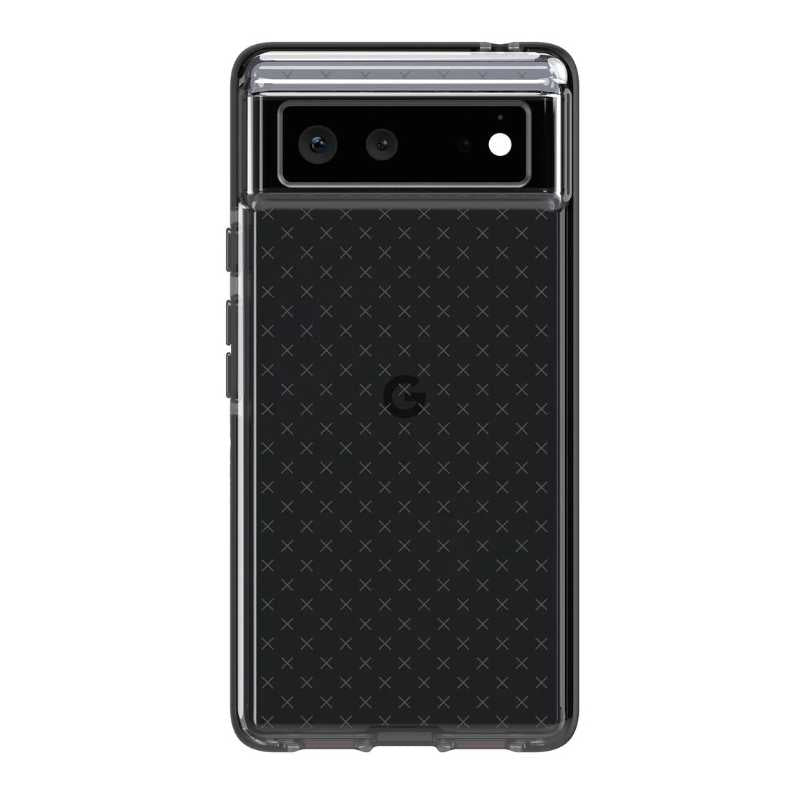Tech21 Evo Check Fitted Soft Shell Case for Google Pixel 6 - Smokey/Black