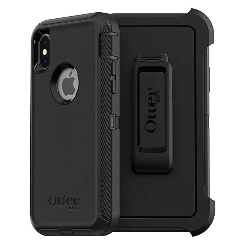 Estuche de transporte OtterBox Defender con funda para Apple iPhone X/XS - Negro