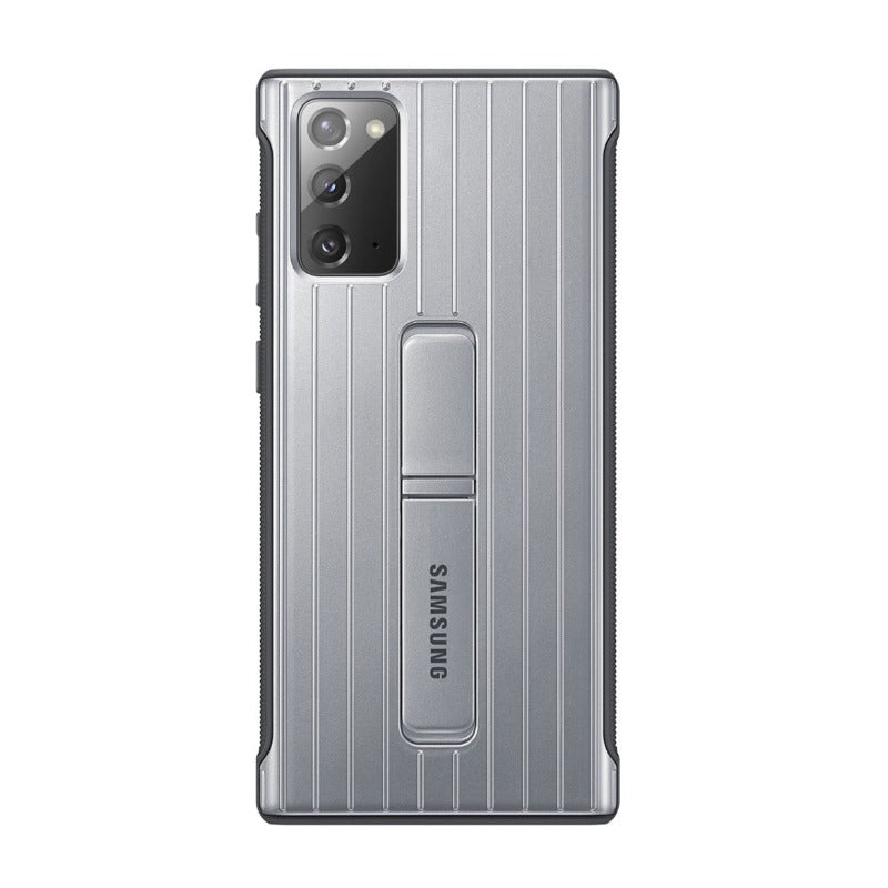 Coque de protection debout Samsung pour Galaxy Note20 Ultra - Argent