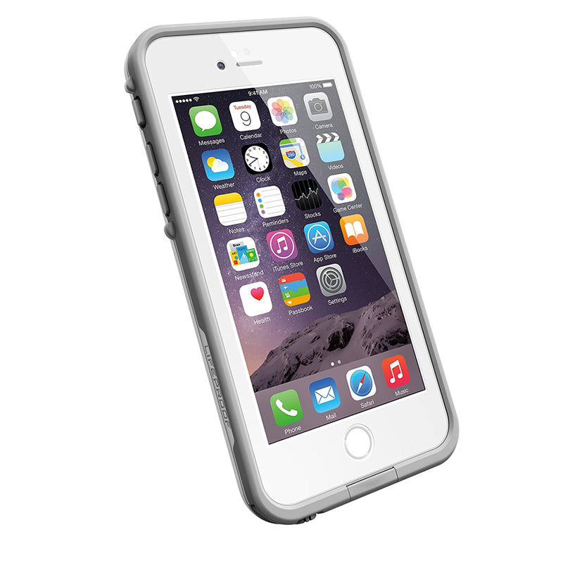 Funda impermeable Lifeproof Fre para iPhone 6/6s Avalanche - Blanco brillante/Gris frío