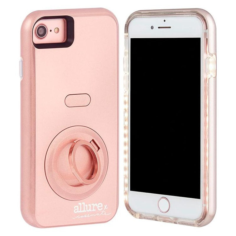 Funda Case-Mate Allure Selfie para Apple iPhone 7/8/SE 2.ª y 3.ª generación - Oro rosa