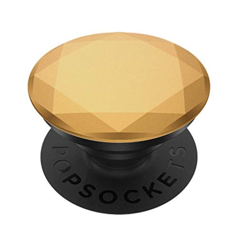 PopSockets PopGrip With Swappable PopTop - Metallic Diamond Gold