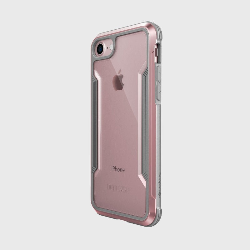 Coque X-Doria Defense Lux pour iPhone 7/8/SE 2e génération - Or rose