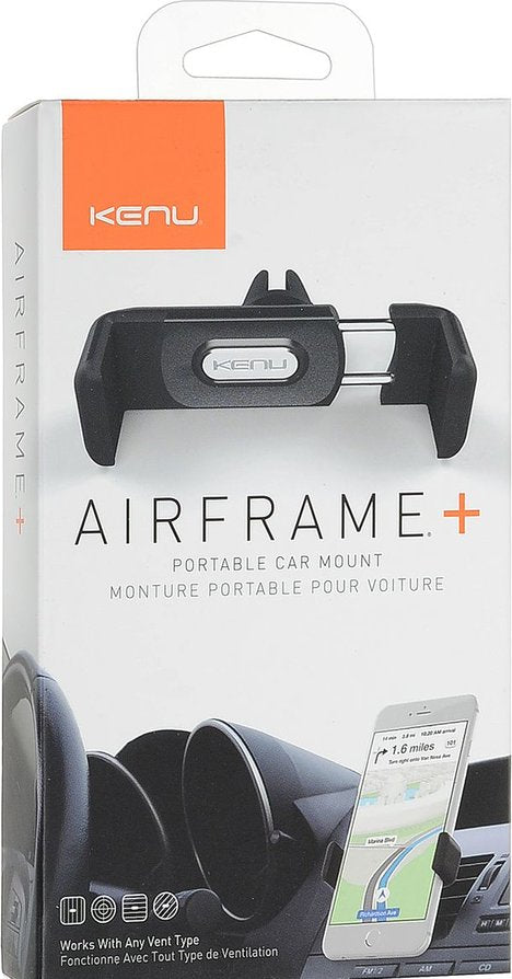 Kenu Airframe + Portable Smartphone Car Vent Mount - Convient à un écran jusqu'à 6,8"